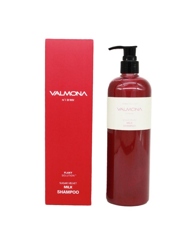 VALMONA Шампунь для волос ЯГОДЫ Sugar Velvet Milk Shampoo, 480 мл