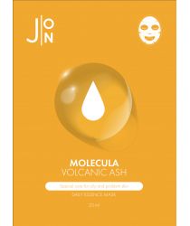 Тканевая маска для лица ВУЛКАНИЧЕСКИЙ ПЕПЕЛ Molecula Volcanic Daily Essence Mask. 23 мл. Южная Корея.