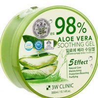 3W CLINIC Гель универсальный АЛОЭ Aloe Vera Soothing Gel 98%