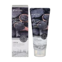 3 CLINIC Пенка для умывания натуральная УГОЛЬ Charcoal Cleansing Foam, 100 мл