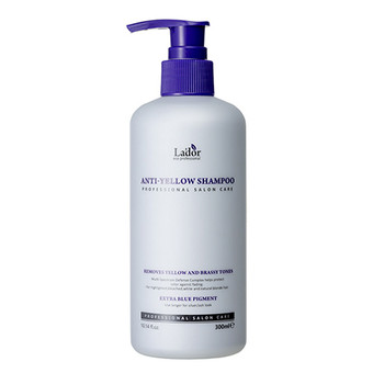 Оттеночный шампунь против желтизны волос LA'DOR ANTI YELLOW SHAMPOO 300мл, Республика Корея.