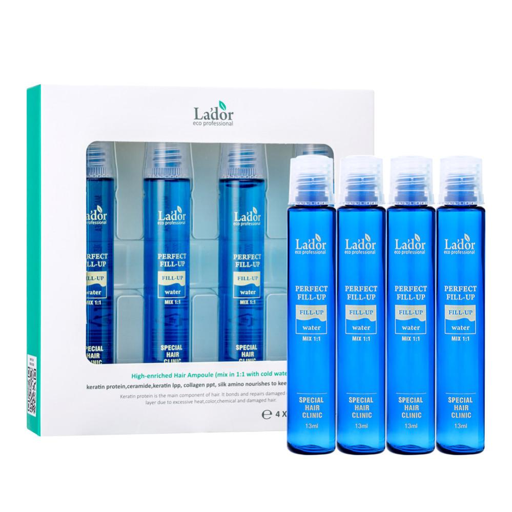 Ампульное средство для восстановления волос LA'DOR PERFECT HAIR FILL-UP 13мл, Республика Корея.