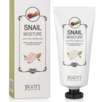 JIGOTT Крем для ног МУЦИН УЛИТКИ SNAIL MOISTURE FOOT CREAM, 100 мл