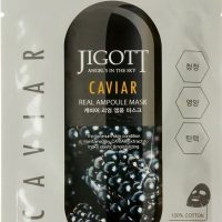 JIGOTT Тканевая маска для лица ИКРА CAVIAR Real Ampoule Mask