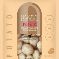 JIGOTT Тканевая маска для лица КАРТОФЕЛЬ POTATO Real Ampoule Mask
