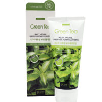 JIGOTT Пенка для умывания ЗЕЛЕНЫЙ ЧАЙ JIGOTT Natural GREEN TEA Foam Cleansing, 180 мл