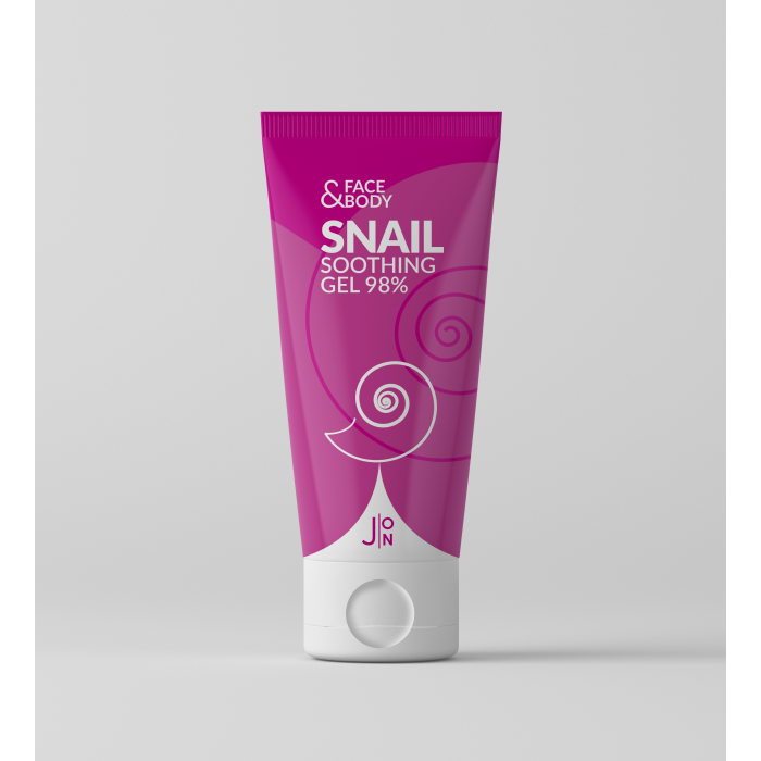 J:ON Гель универсальный УЛИТКА Face & Body Snail Soothing Gel 98%, 200 мл